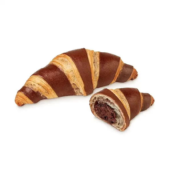 Croissant bicolor al cacao