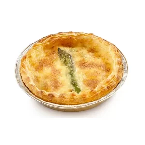 Quiche de espárragos con jamón